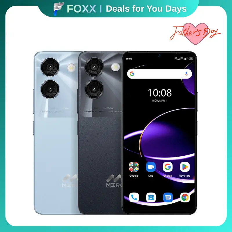 【S67】MIRO 5G Unlocked Phone – 6.75" Water Drop HD+ 90Hz, 8GB+64GB（Expandable）, 13MP AI Dual Camera, 0.3MP, 4900mAh Battery, 10W Charging, Bluetooth – Travel, Daily Use, Gaming & Social Media, Ideal Gift for Students, Travelers & Tech Lovers