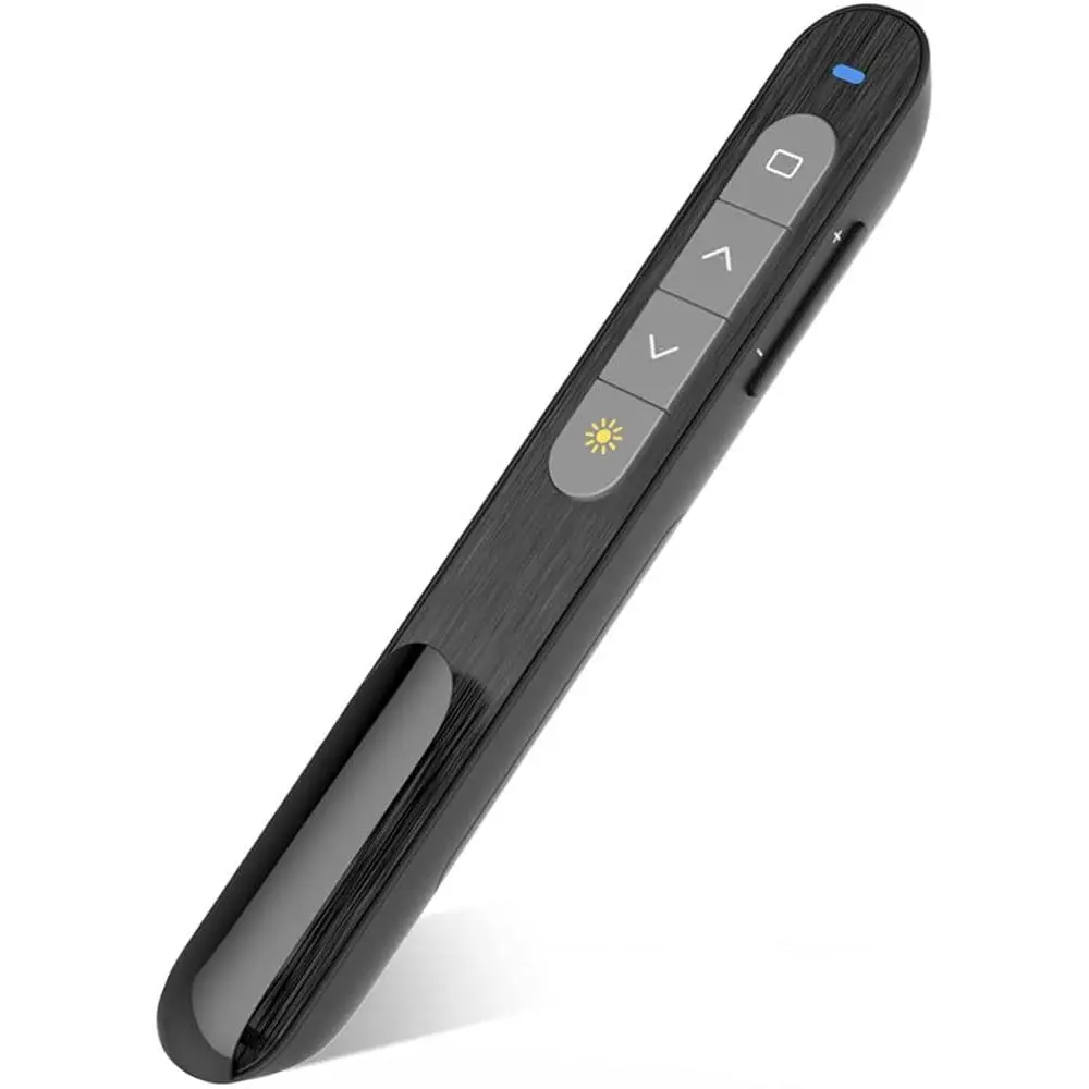 Presentation Clicker for PowerPoint Remote, Hyperlink Volume  Presenter Remote Presentation Pointer, USB Presentation Remote Slide Advancer PPT Clicker for Computer Laptop