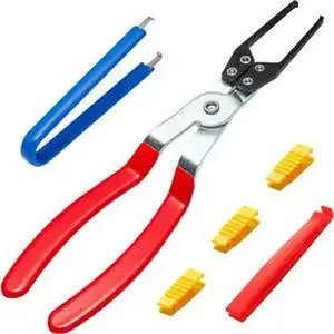 6 Pcs Automobile Fuse Puller Pliers, Car Fuse Puller, Fuse Removal Tool, Relay Pliers Puller, Vehicle Electrical Disconnect Plier