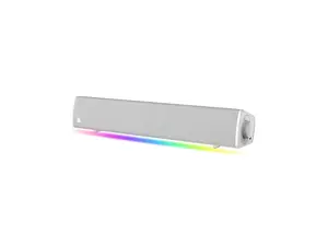 Creative SoundBlaster GS3 Compact RGB Gaming Soundbar with SuperWide Technology - White