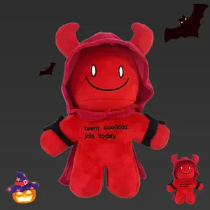 23cm Forsaken Chance Gubby Plush Toys Game Peripheral Anime Stuffed Pillow Cartoon Birthday Halloween Red Devil Dolls Fans Gift