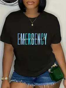 100% Cotton Unisex ER Nurse Emergency Department Emergency Room Healthcare T-Shirt