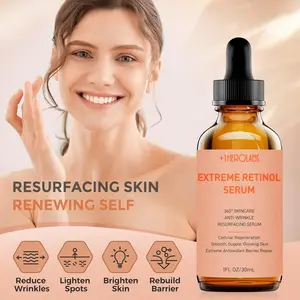Facial Skin Care – Retinol Serum, Vitamin C & Hyaluronic Acid for Face – Anti Aging Face Serum Set for Women – Firm, Wrinkle Smoothing, Dark Spot Corrector, Brighten Dullness