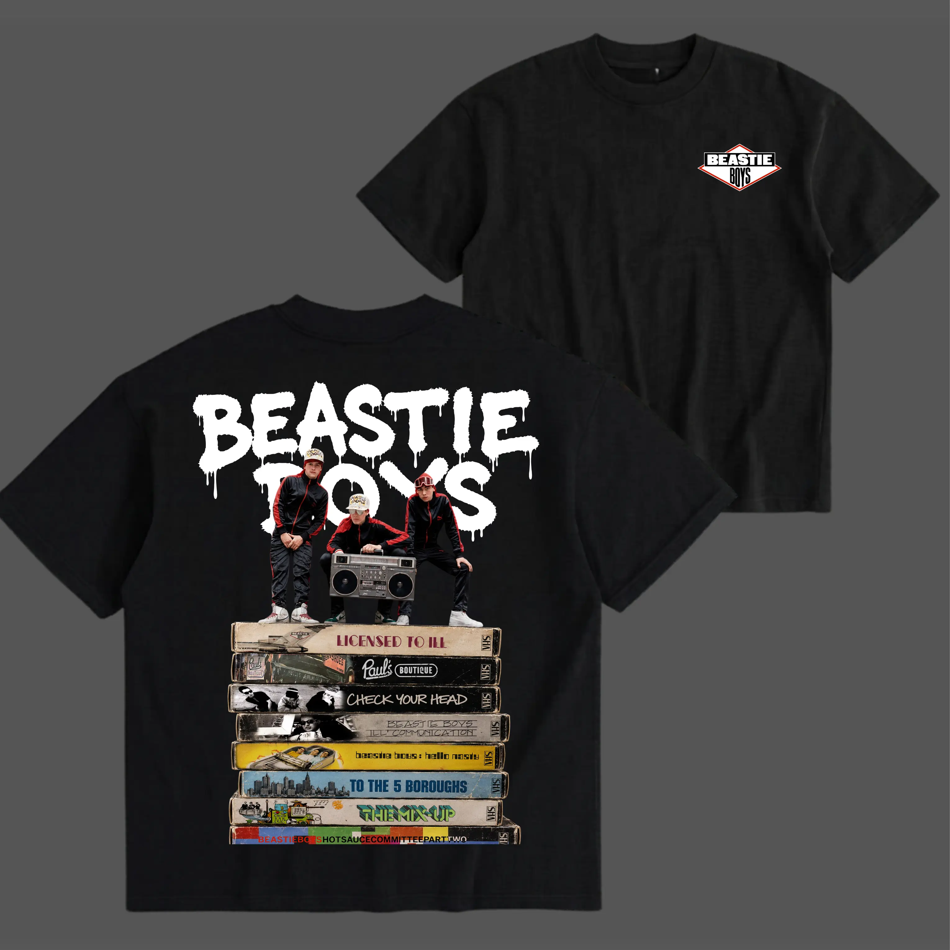 Beastie Boys Album Tee, Hip Hop Music Band Shirt, Vintage Album T-Shirt, 90s Rap Streetwear Gift, Vintage Hip Hop Graphic Tee, Gift for Men and Women, Gift for Fans, MADE IN USA