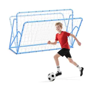 Soccer Rebounder Net, Adjustable Multi-Sport Rebounder Net for Passing Throwing and Ball Control, Practice Nets for Baseball, Volleyball Bounce Back Trainer Equipment for Backyard