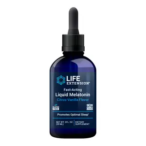 Life Extension Fast-Acting Liquid Melatonin Citrus-Vanilla 2 Fl Oz