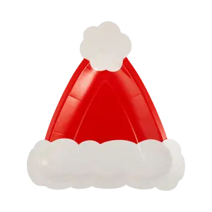 Santa Hat Shaped Plate