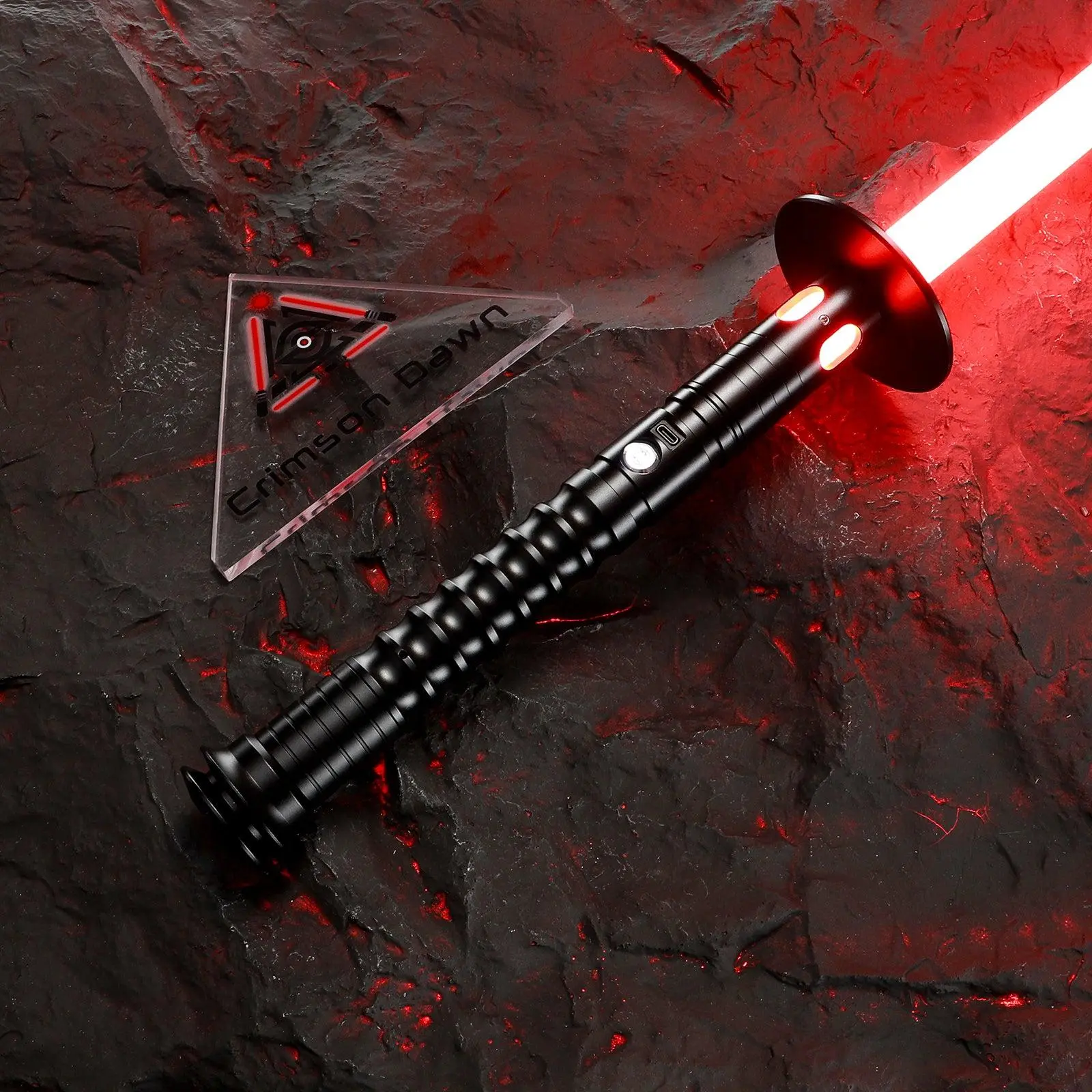 Crimson Dawn Tsukenshido Lightsaber – Custom Metal Hilt Dueling Saber