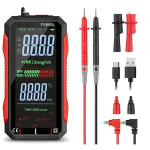 6000 Count True RMS Digital Multimeter - Auto-Ranging Voltmeter for Accurate AC/DC Voltage, Current & Resistance Testing in Home, Automotive & Industrial Use