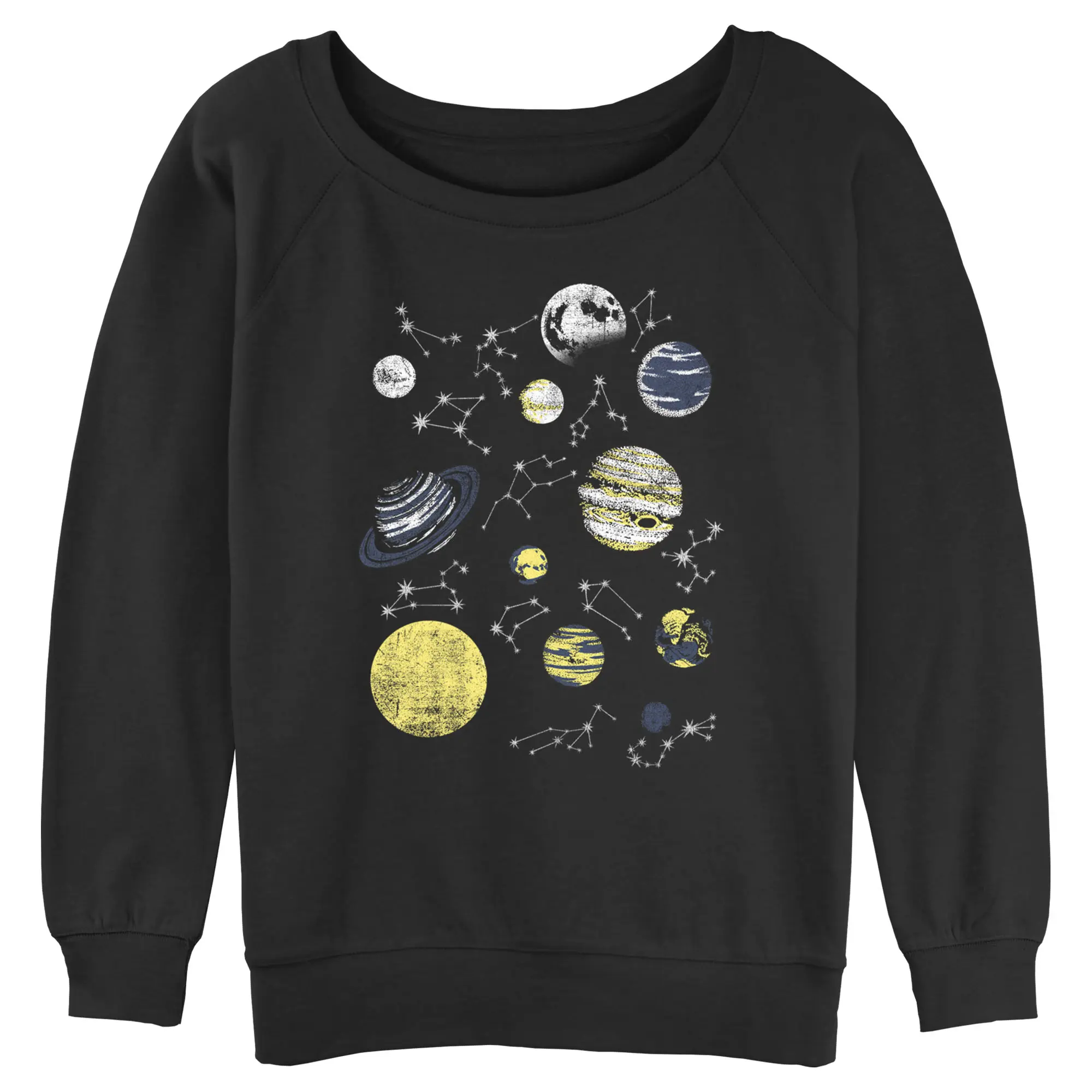 Junior's Women Lost Gods Zodiac Planet Guide Sweatshirt