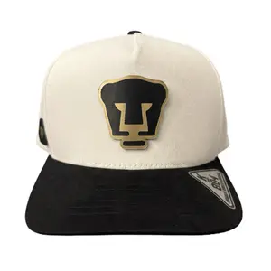 Pumas UNAM Fitted Baseball Hat - Premium Quality Sports Headwear with Gold-and-Black Logo Design