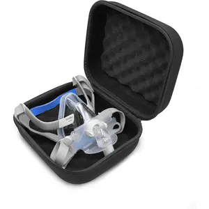 Casmatix CPAP Face Mask Storage Case Compatible with ResMed Airtouch F20 Airfit Full Face & More Sleep Apnea Accessories - Blocks Dirt Dust Travel Optimized Discreet Design