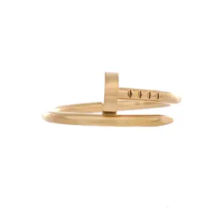 Pre-owned Cartier Juste un Clou Ring 18K Yellow Gold Small by Rebag