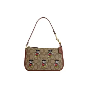 COACH x Disney Nolita 19 Mickey Mouse Print Leather Crossbody Bag for Women