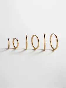 Verbena Waterproof Earring Set - Gold