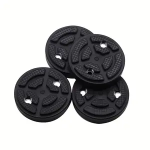 4 sets of car lift jack pads - Durable PVC rubber adapter, for two-column cranes, car maintenance tools and equipment replacement parts, suitable for all vehicles