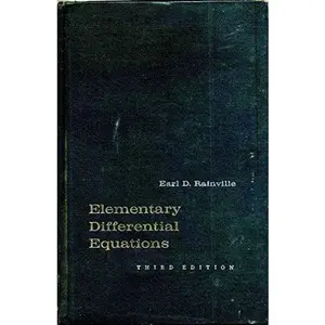 USED-Elementary Differential Equations Third Edition by Earl D. Rainville (Hardcover)