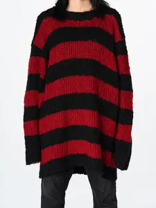 SS/AW03 Striped Grunge Knit Sweater