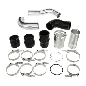 Polished Intercooler Pipe and Silicone Boot Kit For 2011-2016 Ford 6.7L Powerstroke
