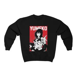 Yumeko Jabami Anime Sweatshirt, Kakegurui Sweater, Manga Sweatshirt, Japanese Anime, MBTI, Midari Yumeko Kakegurui Manga, Hyakkaou, Unisex