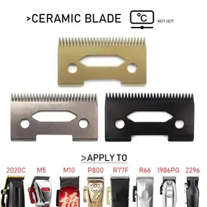 Replacement Movable Ceramic Blades Suitable  Professional Clipper Trimmer Hair Cutting Machine Head Cutters For MADESHOW M10 M5f JRL 2020C PopBarbers P800 Hair Clippers Hair Styling