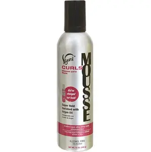 Vigorol Curls Haircare Styling Mousse (12 oz) - Lightweight Daily Foam Styler, Frizz Control, Lengthening, Volumizing, Texture Defining, Smooth Hold