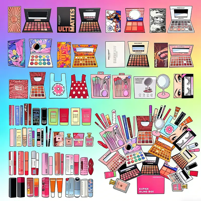 Katie's Limited Edition 25-Piece Beginner Makeup Set Kit, Multi-Pack Cosmetics with Eyeshadow Palette, Lip Gloss, Eyeliner, in Elegant Pink Box - Ideal Mom Gifts Set for Women,summerwins