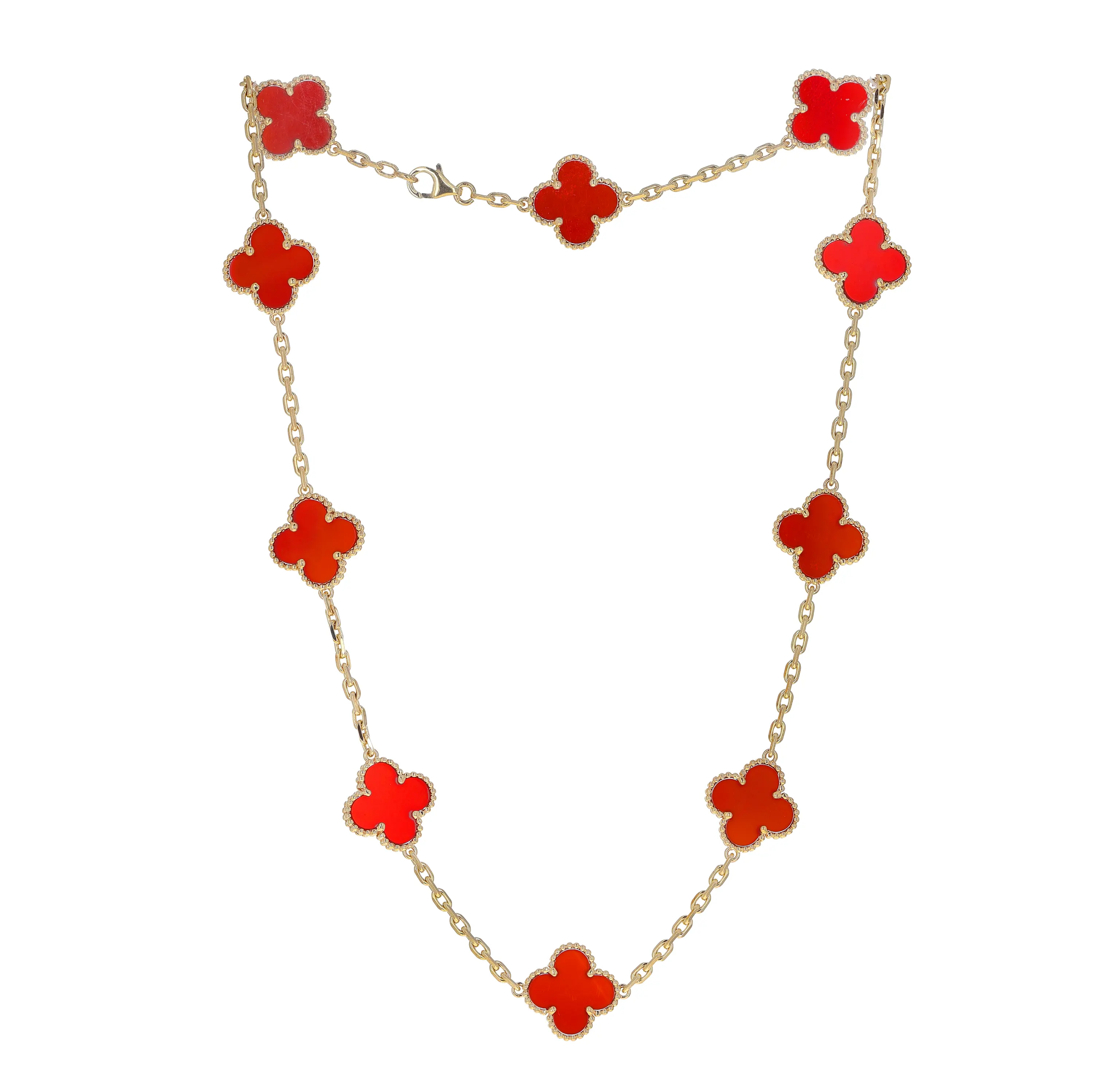 Pre-owned Van Cleef & Arpels Vintage Alhambra Necklace