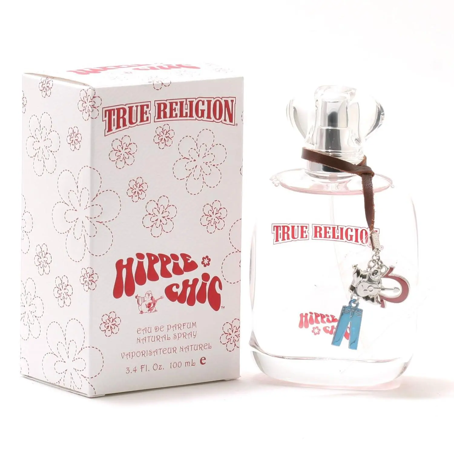 True Religion Hippie Chic Eau De Parfum Spray 3.4 Oz For Women - Floral Fruity Fragrance Body Scent True Religion Hippie Chic Eau De Parfum Spray 3.4 Oz For Women - Floral Fruity Fragrance Body Scent