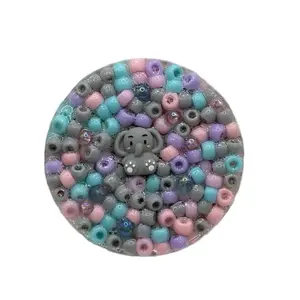 Baby Elephant Remeltable Picky Pad with Reusable Tray for Anxiety ADHD Skin Picking Soft Soothing Texture Microwavable Unisex Fidget Fun Stress Relief