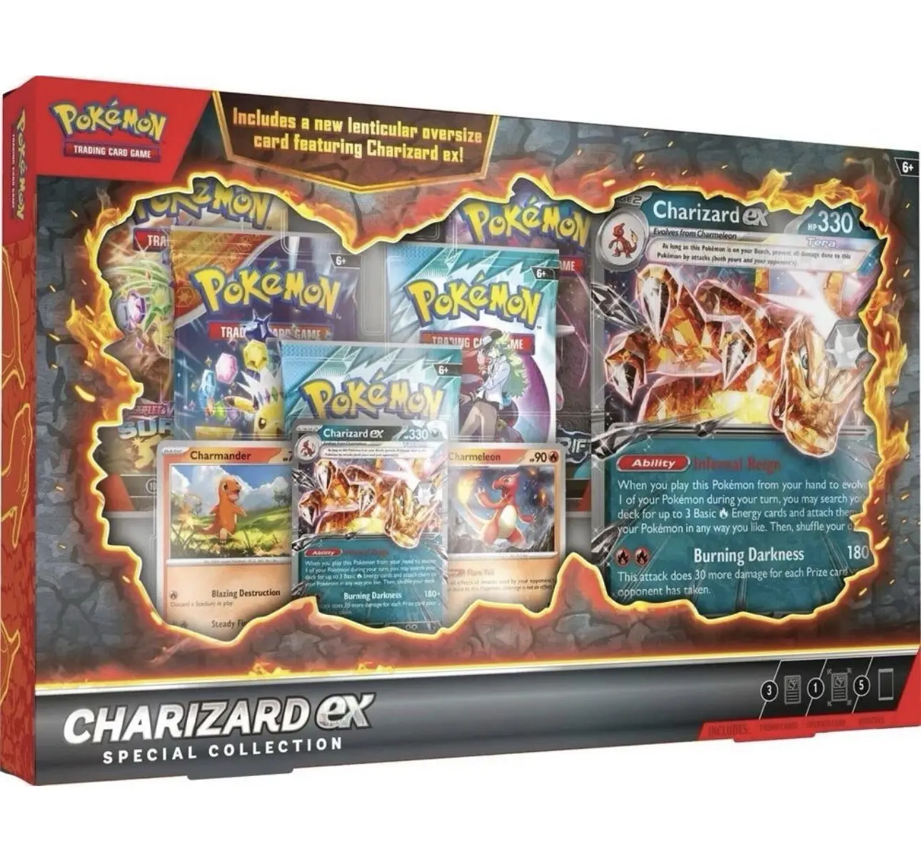 Charizard ex Special Collection Box - 5 Packs