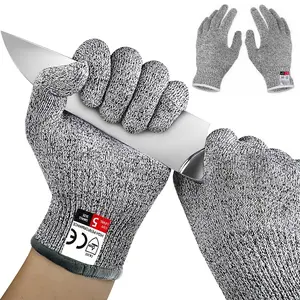 Cut-Resistant Gloves, Cutting Gloves, Breathable Comfortable Gardening Gloves, Outdoor Protective Gloves for Fishing, Kitchen, Garden, Work, Safety Work Gloves