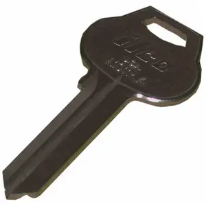 Kaba A1011-L4 Nickel Plated Brass Corbin & Russwin Lock Key Blank, Pack Of 10