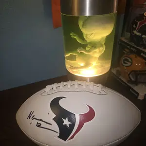 Nico Collins Signed Football
