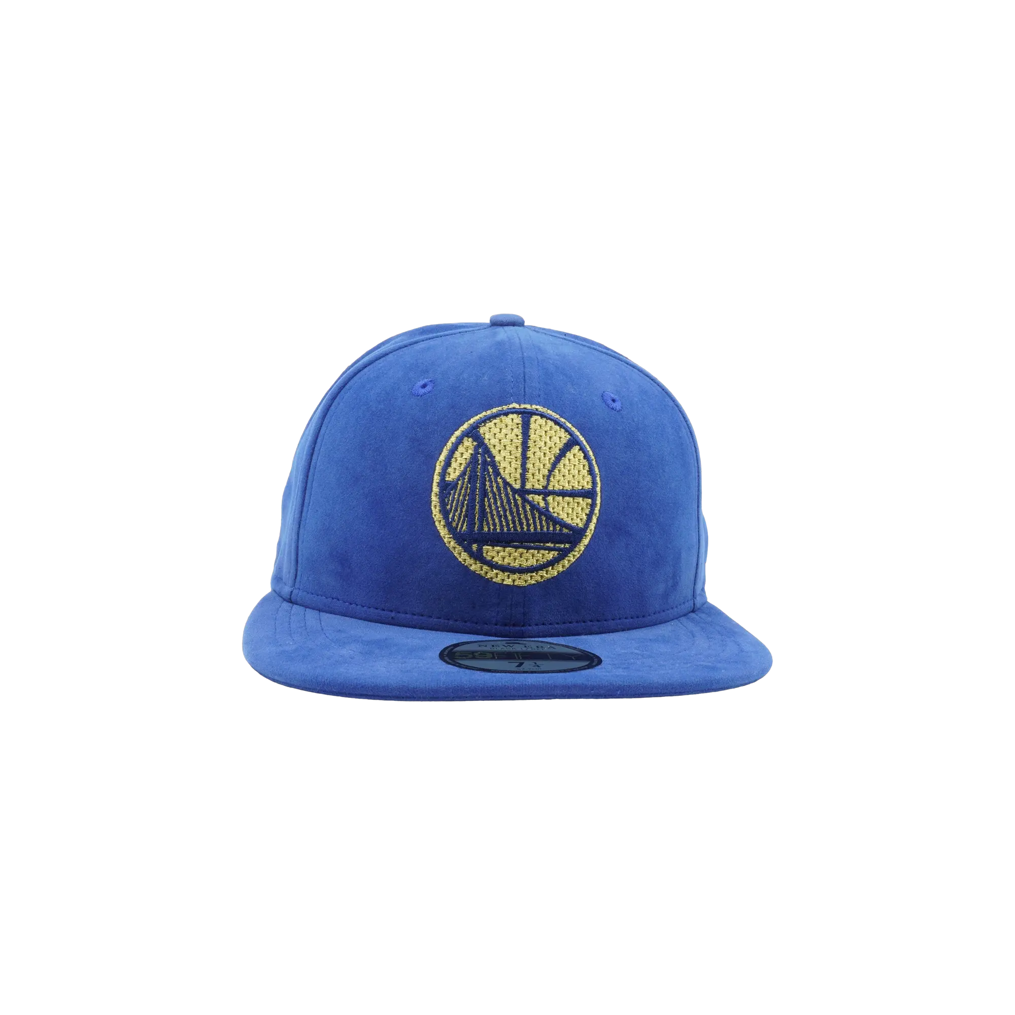 59FIFTY Golden State Warriors Vivid Velvet Suede Fitted Hat "Blue" NE678