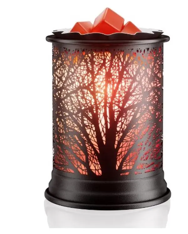 UNTIMATY has 7-color LED color changing, warming scented wax for use as gifts and home and office decoration (Black Forest)