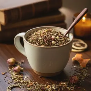 Attraction - Looseleaf Tea Blend with Raspberry & White Chocolate - Caffeine-Free Beverage for Purposeful Tea Experience