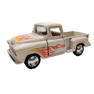 KINSMART 1:32 scale  5" 1955 CHEVY STEPSIDE PICK UP W/PRINTING diecast