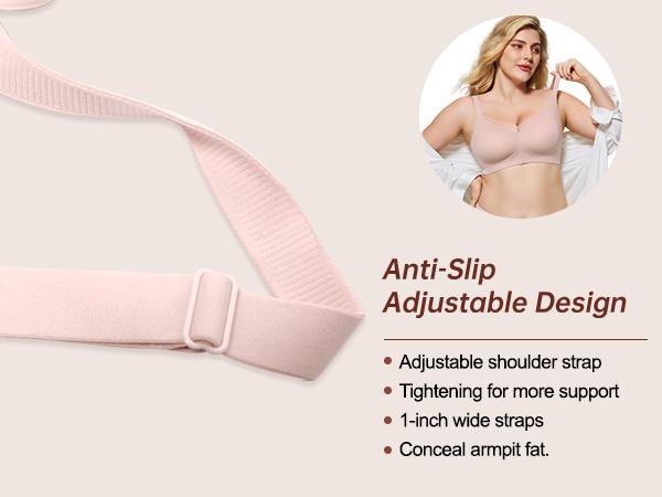 (Size up recommended) AsFairy Women's Seamless Wireless Bra Full Coverage Push Up No Underwire Tshirt Comfortable Womenwear Everyday Jelly Underwear Bras Machine Washable U-back & Crisscross Back Semi-fixed Pads (Size up recommended) AsFairy Women's Seamless Wireless Bra Full Coverage Push Up No Underwire Tshirt Comfortable Womenwear Everyday Jelly Underwear Bras Machine Washable U-back & Crisscross Back Semi-fixed Pads