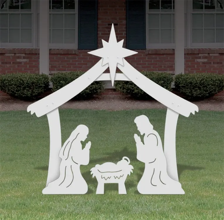 Medium Holy Family Outdoor Nativity Set