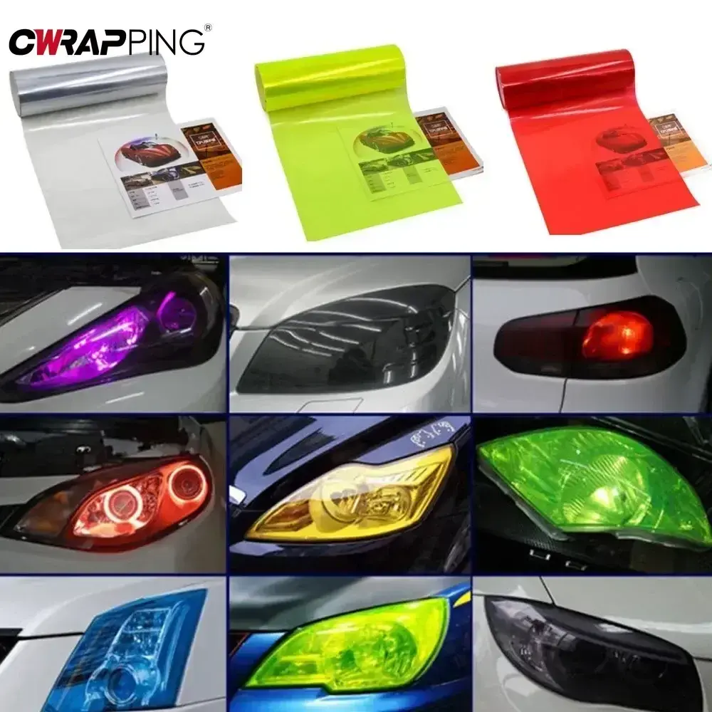 30x200cm Car Light Film Headlight Taillight Fog Light Matte Black Tint Vinyl Warp Motorcycle Lamp Tinting Film for Car Accessory