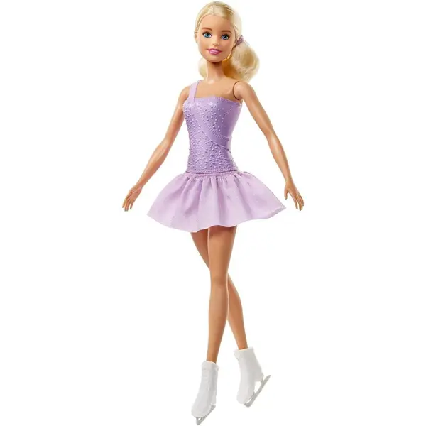 Barbie Figure Skater Doll Dressed in Purple Outfit Barbie Figure Skater Doll Dressed in Purple Outfit