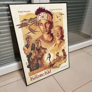 The Karate Kid Movie Vintage Poster