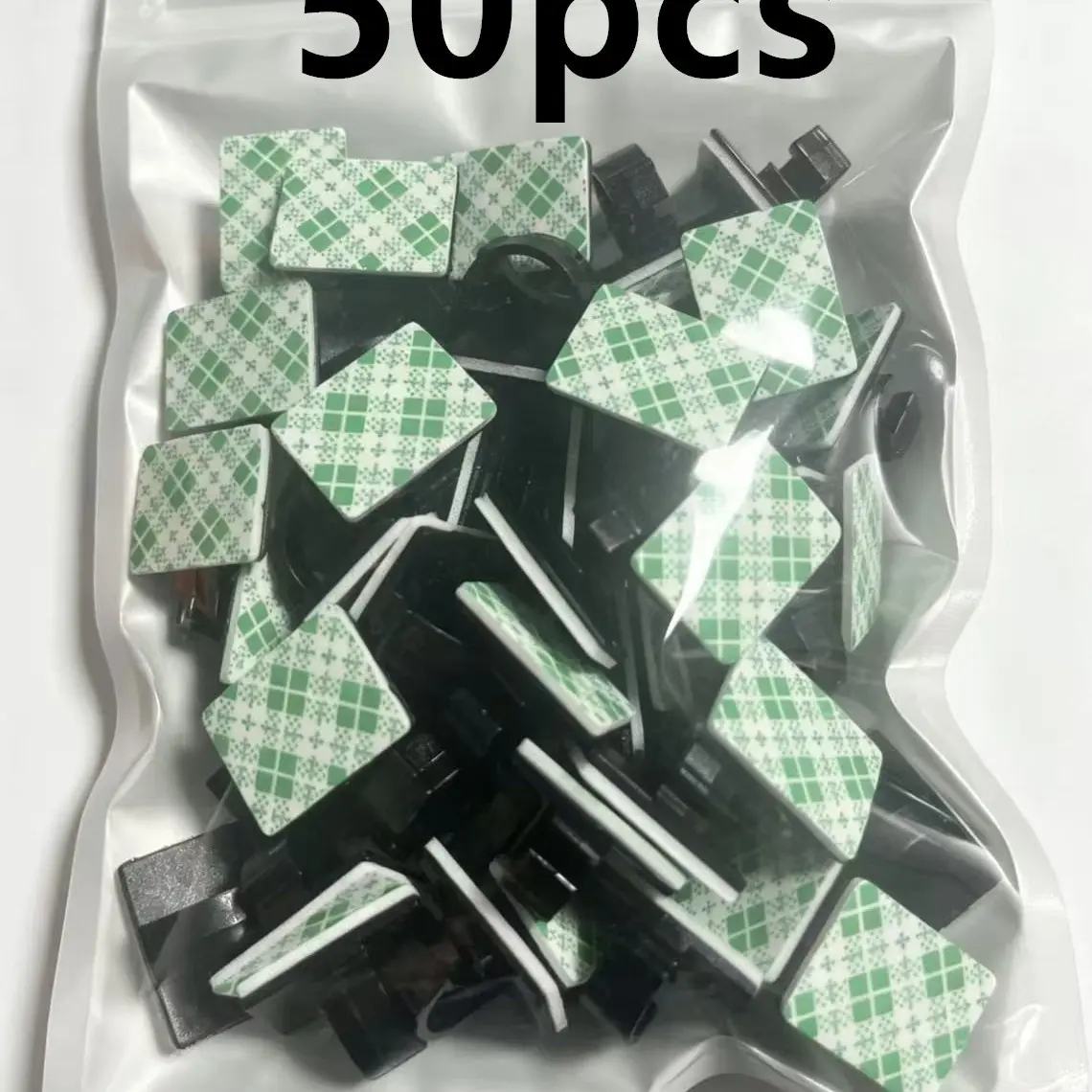 50 Self-Adhesive Cable Clips, Wire Management Holder, Durable Cable Organizer for Car Office Home Use, Easy-To-Use Cable Straps