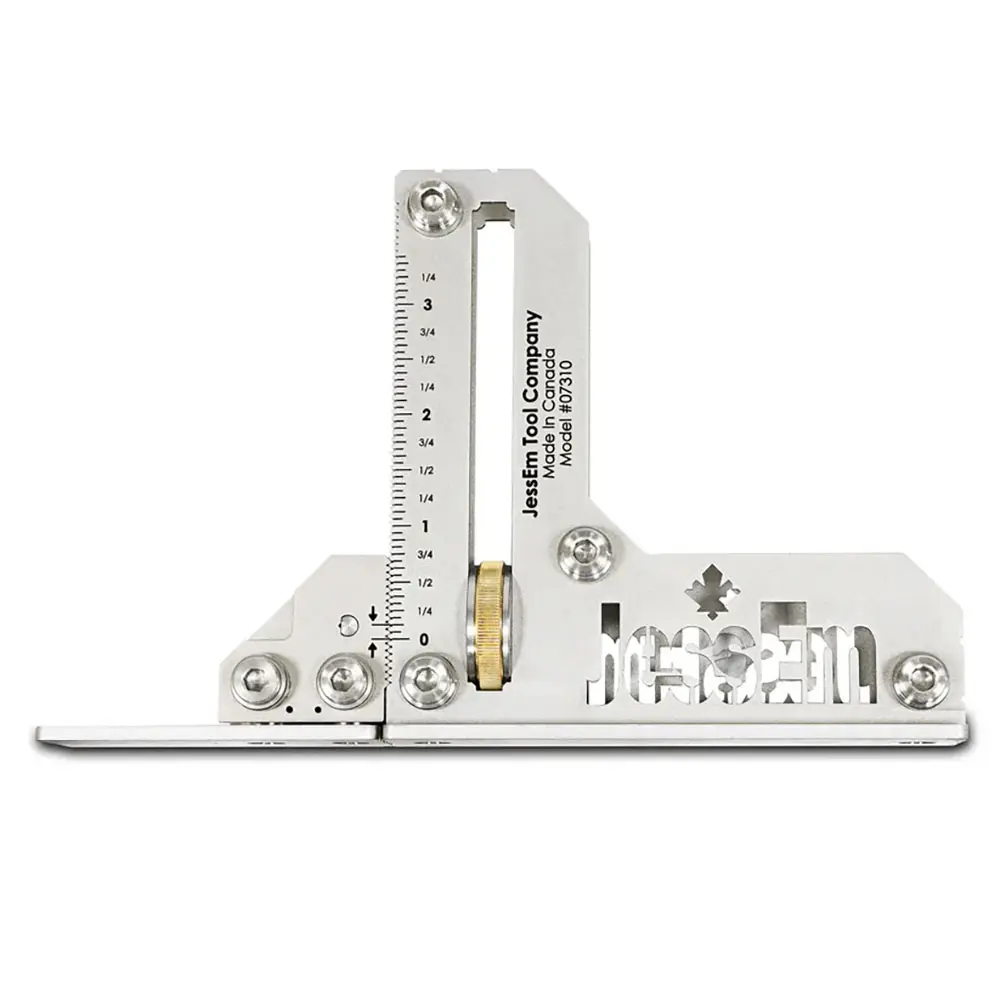 JessEm 07310 14 Guage Stainless Steel Tool Setting Gauge - Imperial - Large