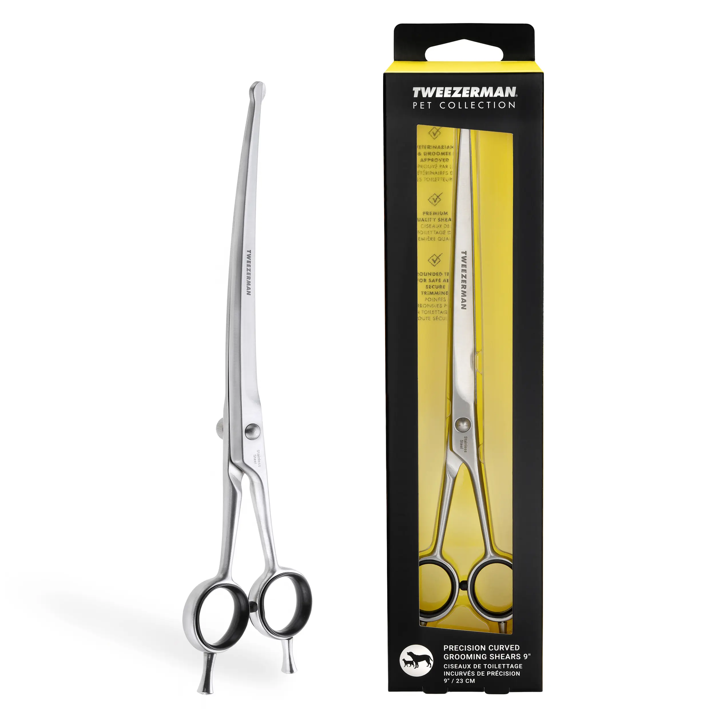 Tweezerman Curved Grooming Shears 9"