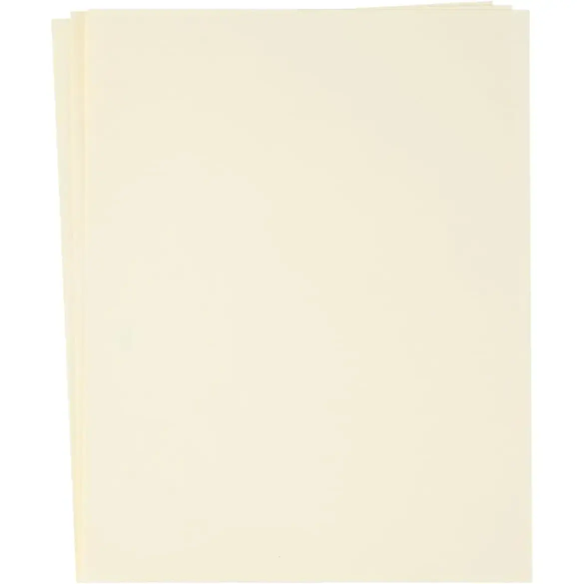Heavyweight Smooth Surface Cream Cardstock Paper - 30 Sheets, 8.5x11 in Office Stationery Supplies for Crafts, Invitations, Printers (Ideal for DIY Enthusiasts), High Quality