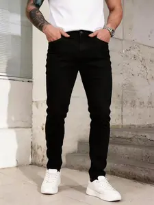 2026 New Arrival Men's Slim Fit High Stretch Comfort Jeans, Leg-Lengthening Design, Casual Daily Wear For Multiple Occasions