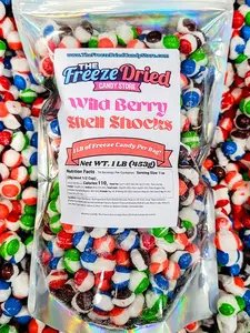 1 LB Super Sour Rainbow Fruity Candy-Mega Crunchy
