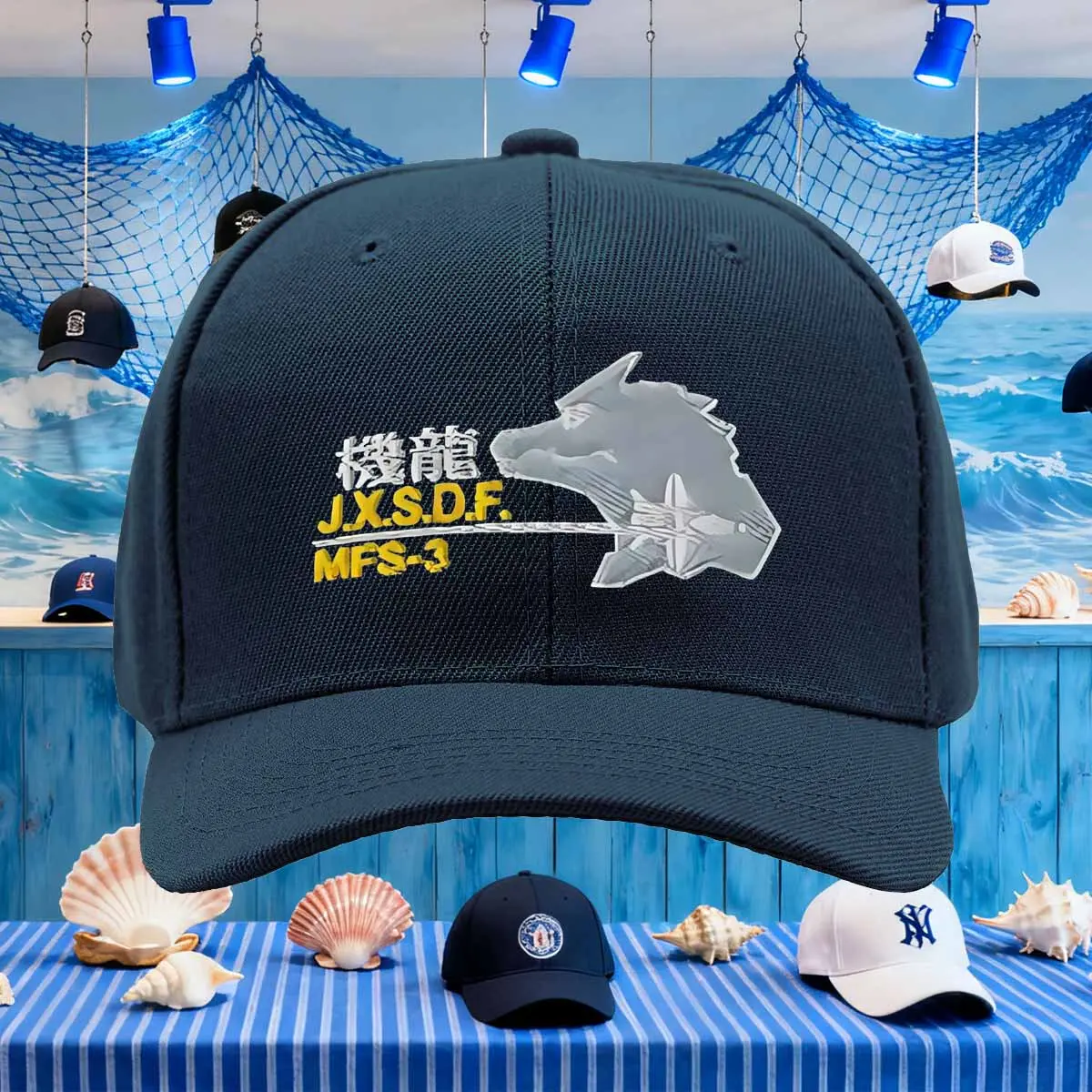 New JXSDF Mechagodzilla Black Classic Dad Cap adjustable baseball cap hat Retro Fun Truck Driver Baseball Hat